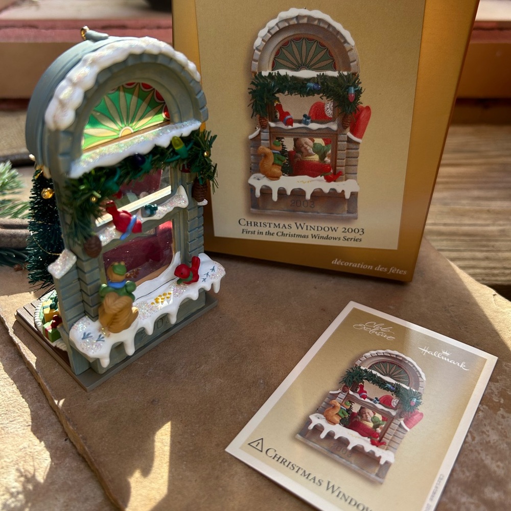 Hallmark Christmas Window Keepsake Ornament New in Box